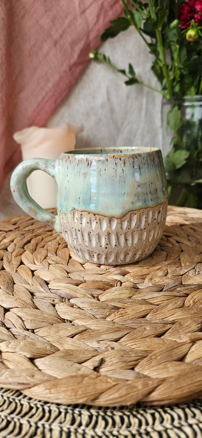 Wunderschöne Tasse in Türkis mit tollen verläufen☺️🧚‍♀️