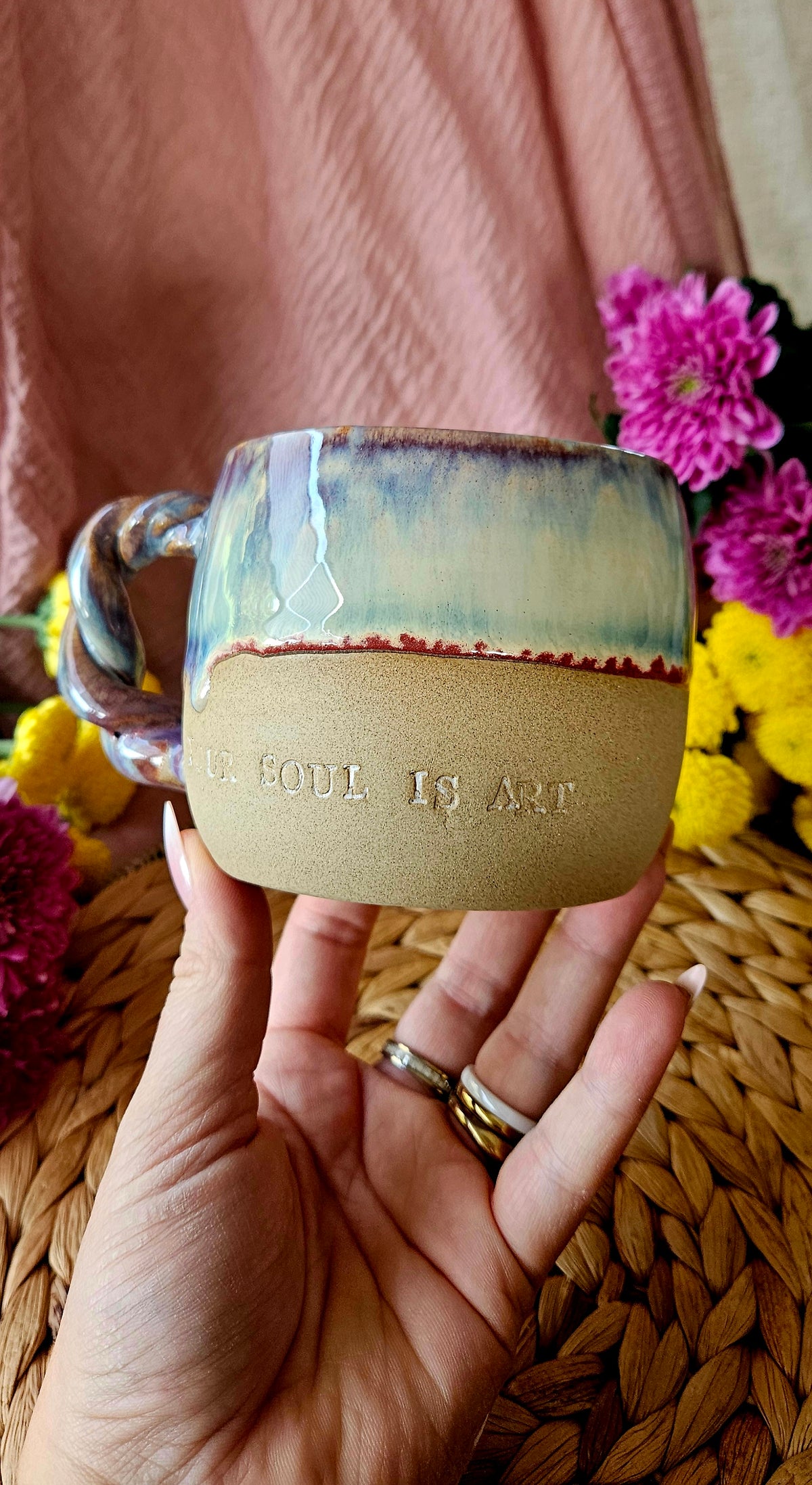 Ausdrucksstarke ,,Your soul is art" Tasse 🫶🧚‍♀️