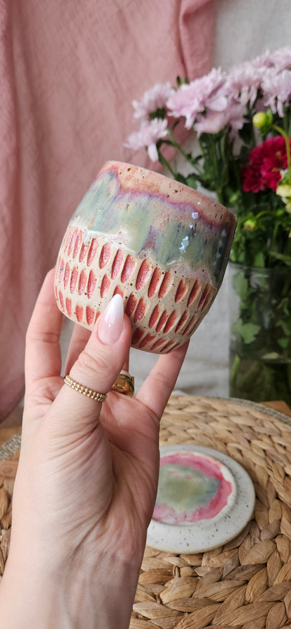 Traumhafte Tasse mit einzigartigen Farbverläufen ☺️🌷