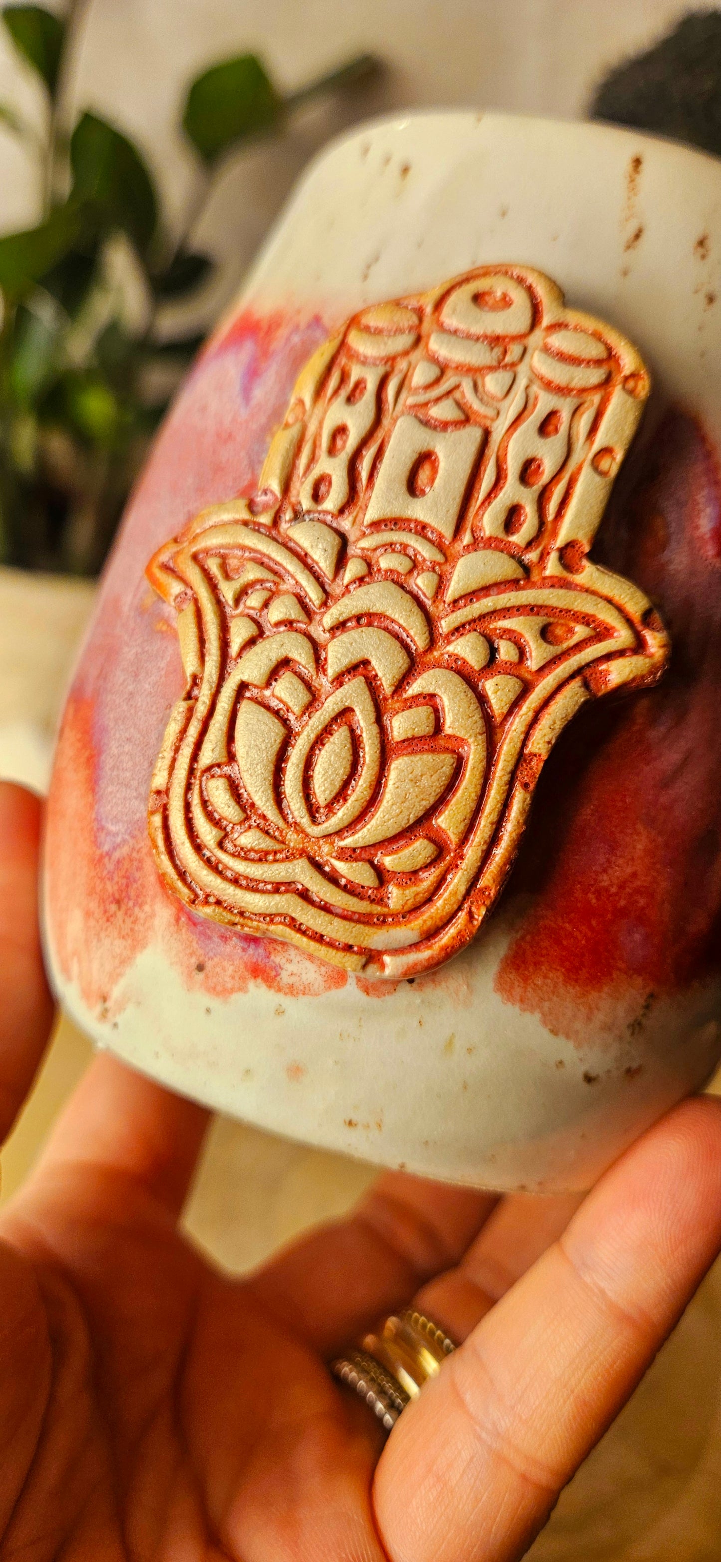 Zauberhafter ,,Hamsa" Hand Becher🩷