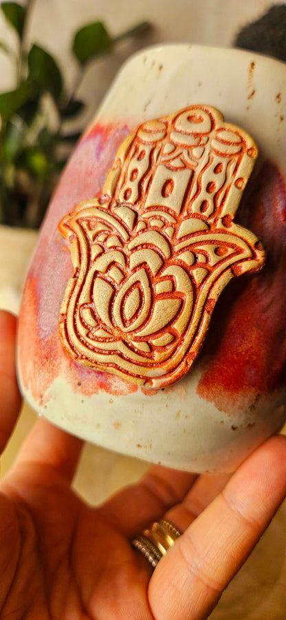 Zauberhafter ,,Hamsa" Hand Becher🩷