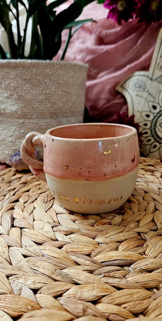 Traumhaft schöne ,,I am Powerful" Tasse🌷🌸🫶