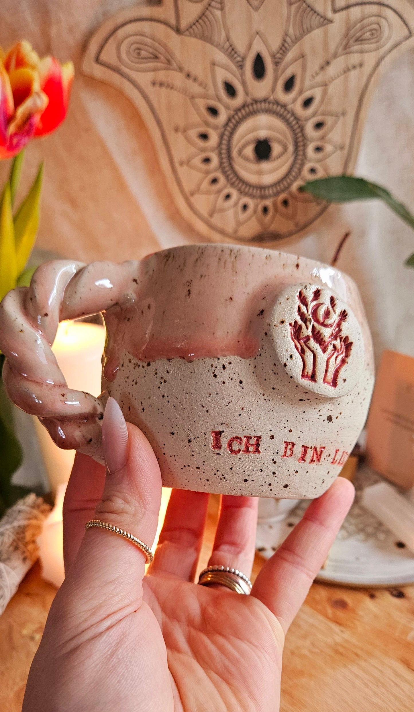 Wunderschöne ,,Ich bin Liebe" Tasse in Rosa💕🫶