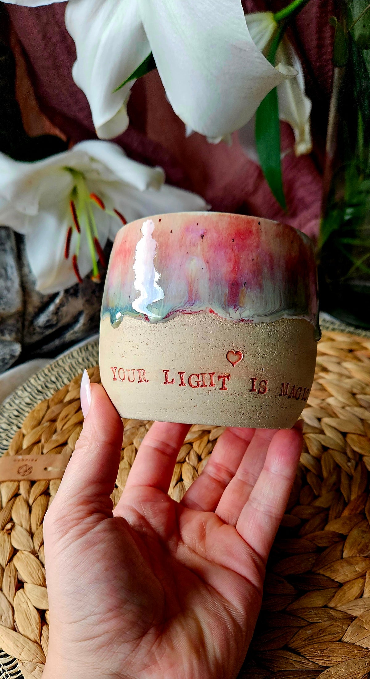 Kraftvoller ,,Your Light is Magic" Becher🌷💫