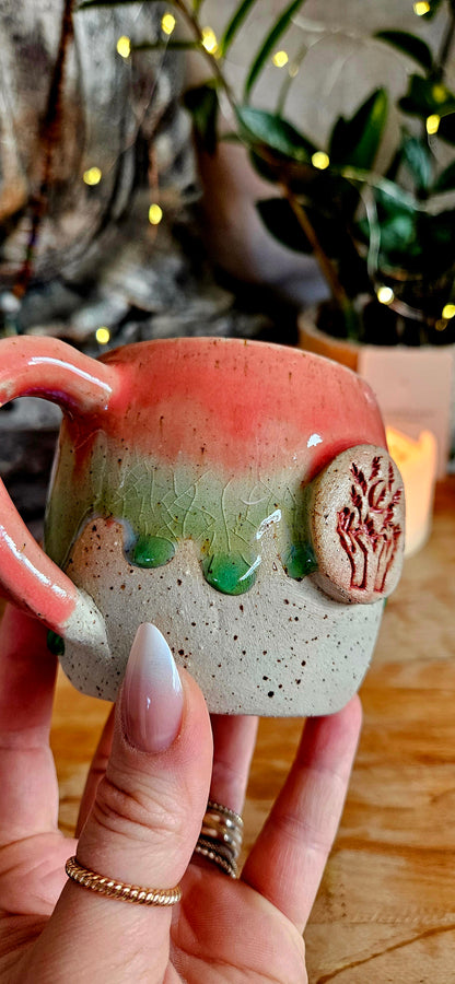 Wunderschöne Kaffetasse in kraftvollen Farben🫶✨️🌷 B-Ware