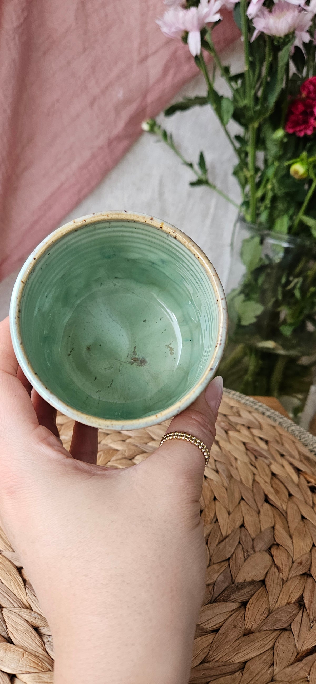 Wunderschöner Becher in Türkis🌷🫶