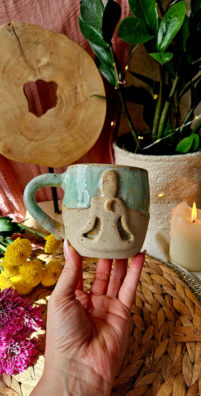 Wunderschöne Meditationstasse in Türkis🧘‍♀️🫶🌷