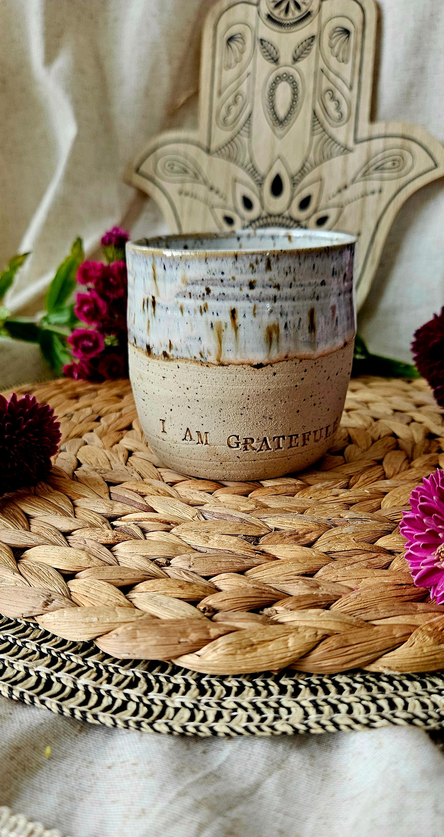 Kraftvoller ,,I am Gratefull" Becher🌷🫶