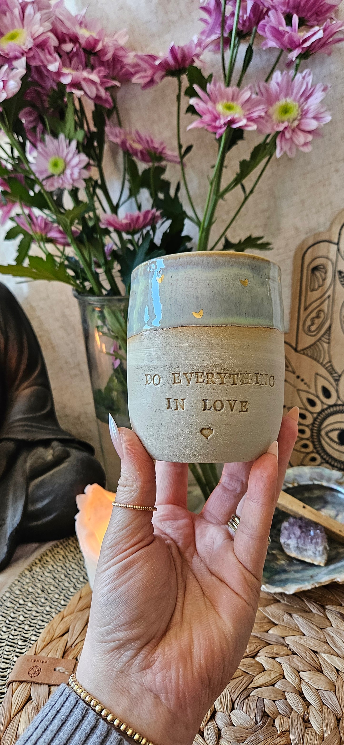 Wunderschöner ,,Do everything in Love" Becher🌸🫶