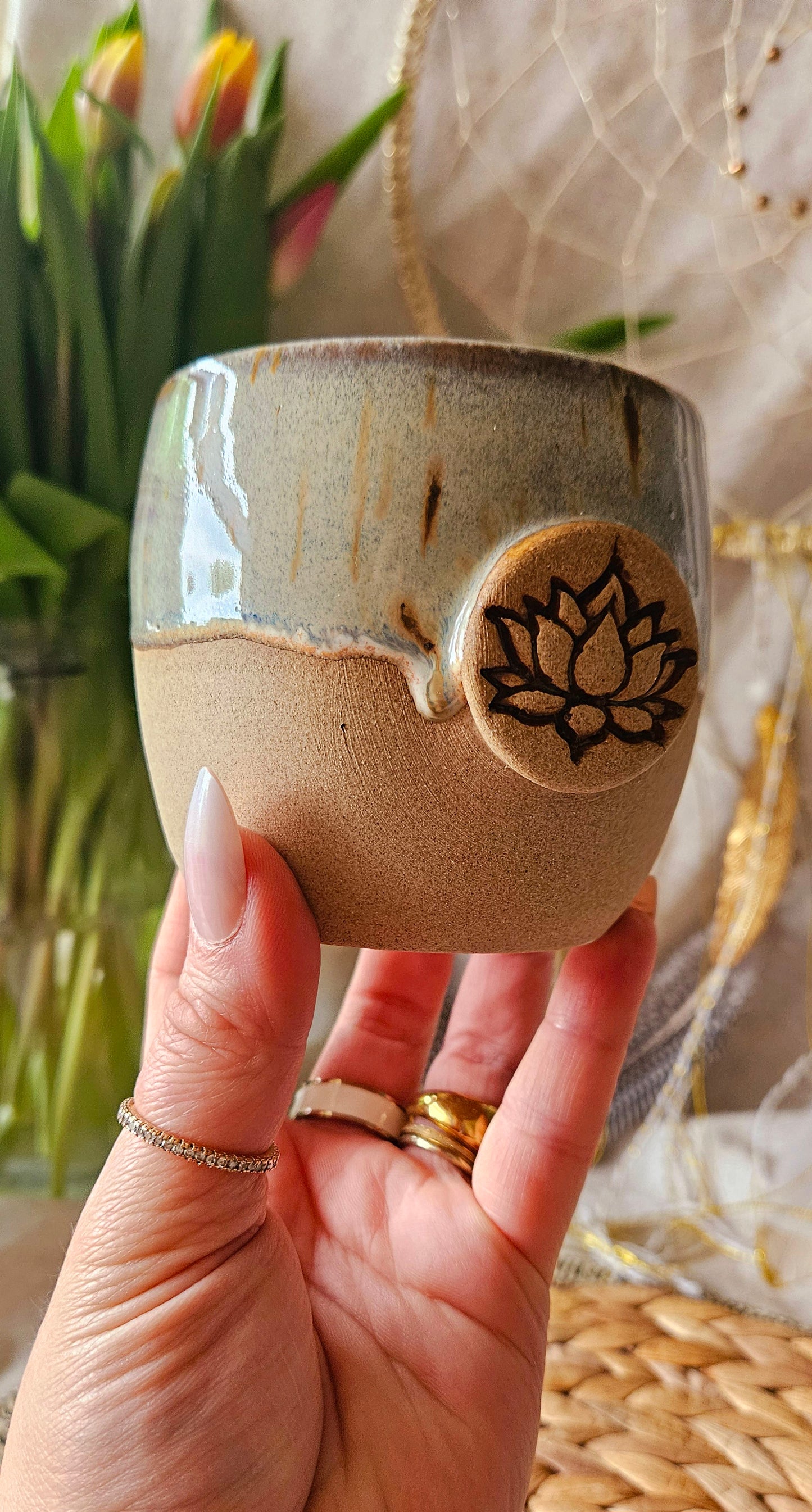 Zauberhafter ,,Lotus" Becher🪷🫶