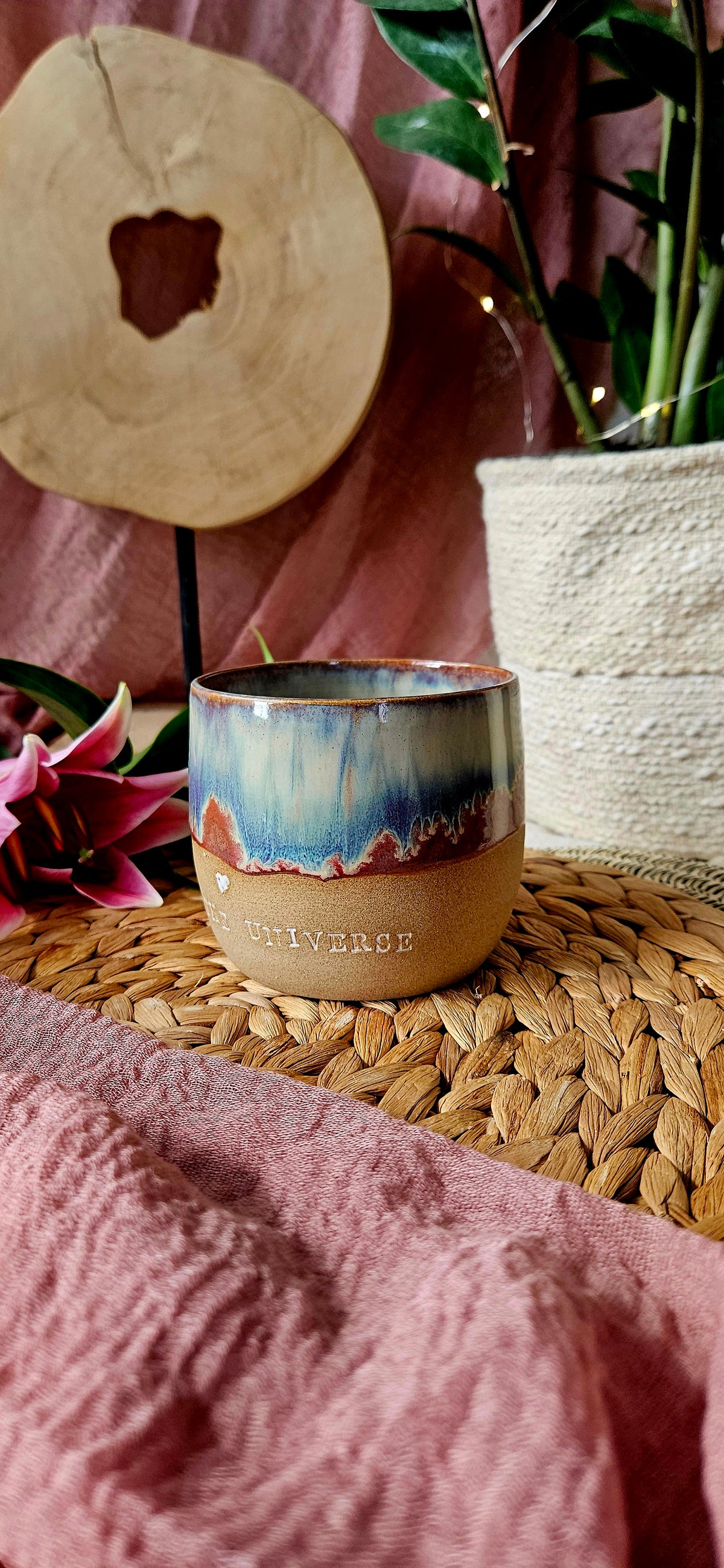Traumhaft schöner ,,Trust the Universe" Becher🌷💫🌺