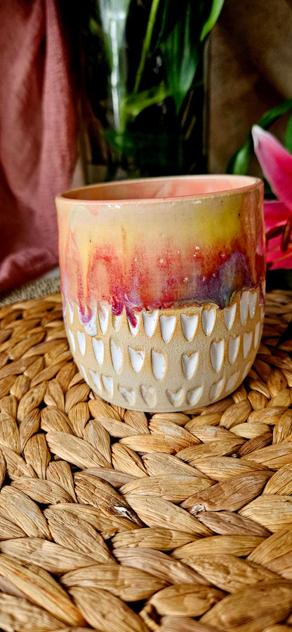 Traumhafter Becher mit einzigartiger Glasur🫶🌷🫣