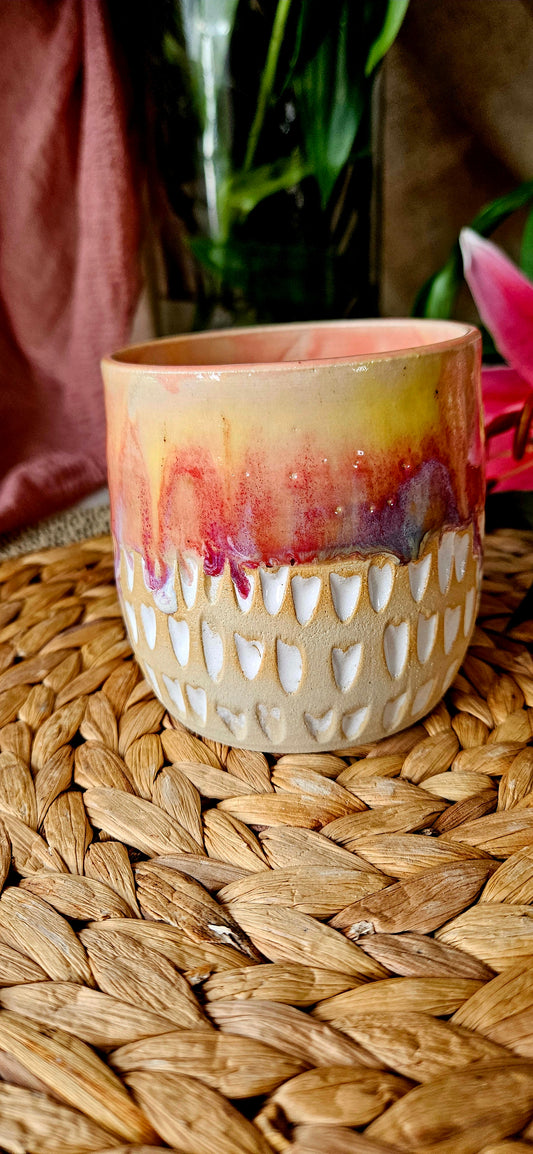 Traumhafter Becher mit einzigartiger Glasur🫶🌷🫣