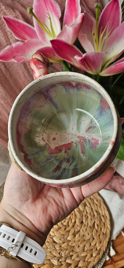 Wunderschöne Mandalatasse in Kraftvollen farben🧘‍♀️🌷