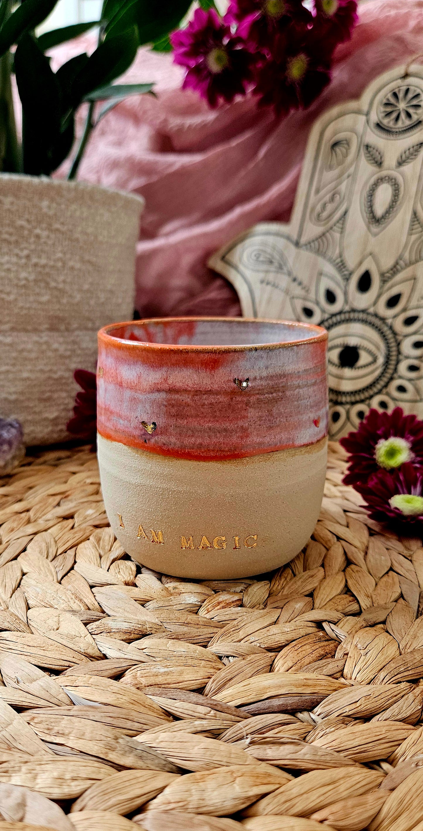 Zauberhafter ,,I am Magic" Becher mit Gold✨️🌸