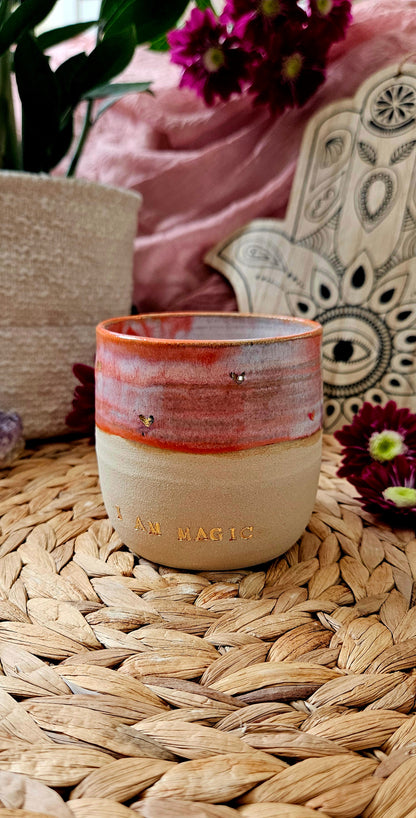 Zauberhafter ,,I am Magic" Becher mit Gold✨️🌸