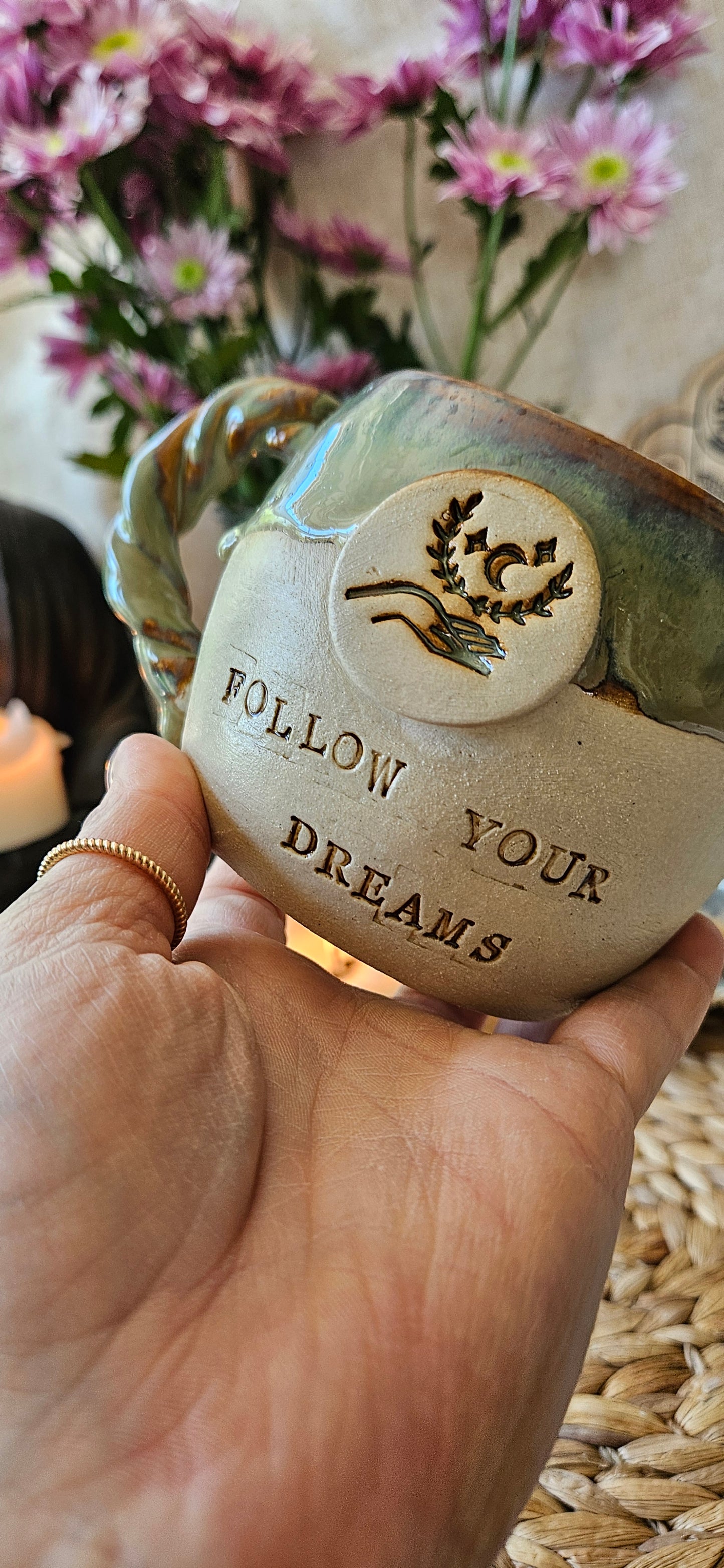 Atemberaubende ,,Follow your Dreams" Tasse🌷🫶✨️