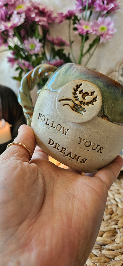 Atemberaubende ,,Follow your Dreams" Tasse🌷🫶✨️