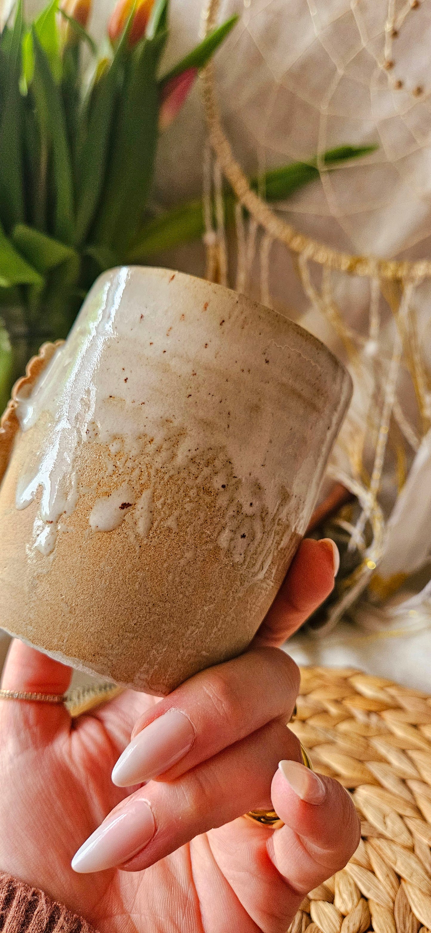 Zauberhafter ,,Hamsa Hand" Becher B-Ware🪬✨️