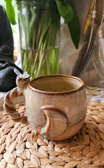 Magische Mondbecher mit Bergkristalle 🌙✨️🧘‍♀️