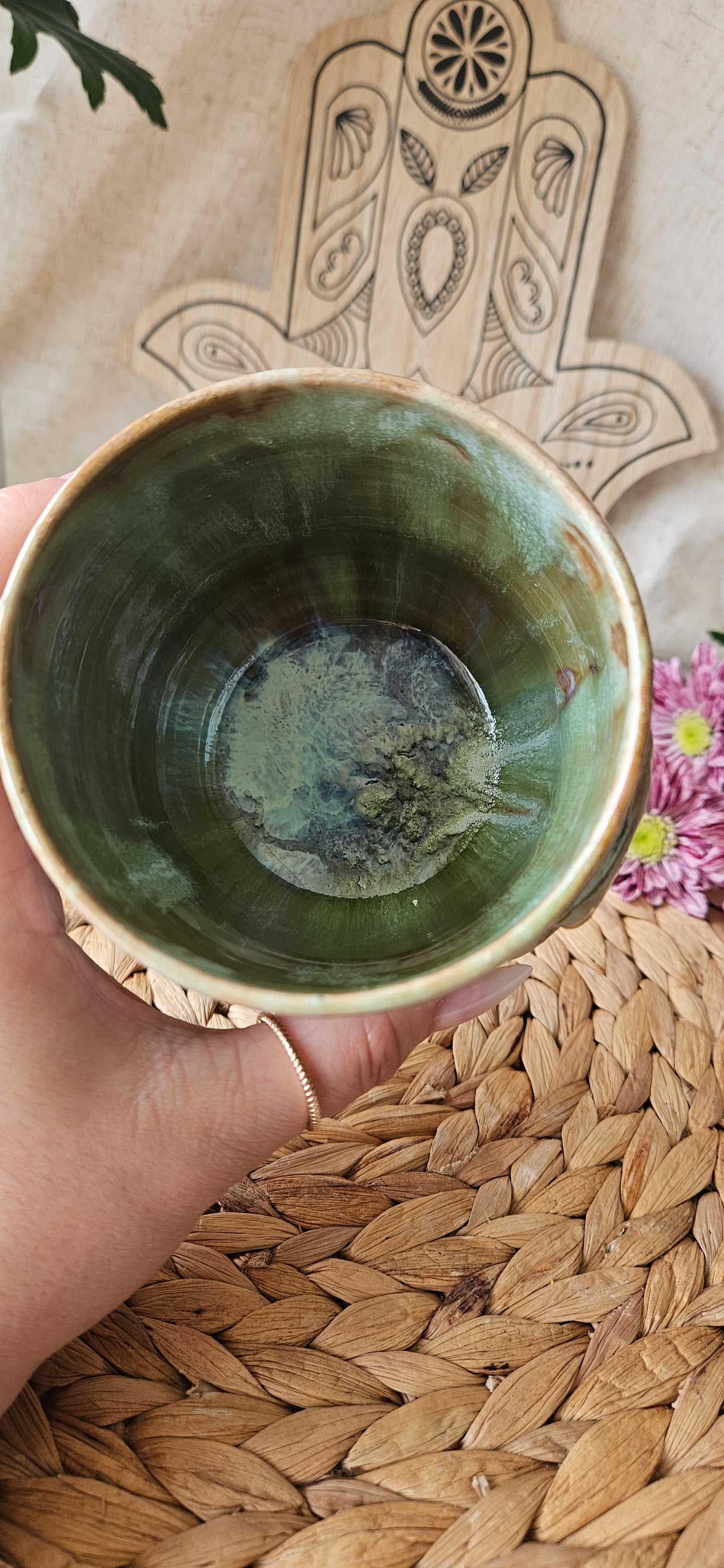 Traumhaft schöner Schlangenbecher in Gold🐍