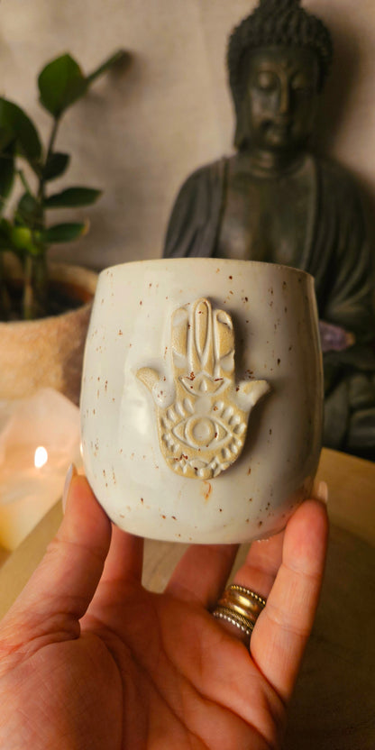Eleganter ,,Hamsa" Hand Becher🌷