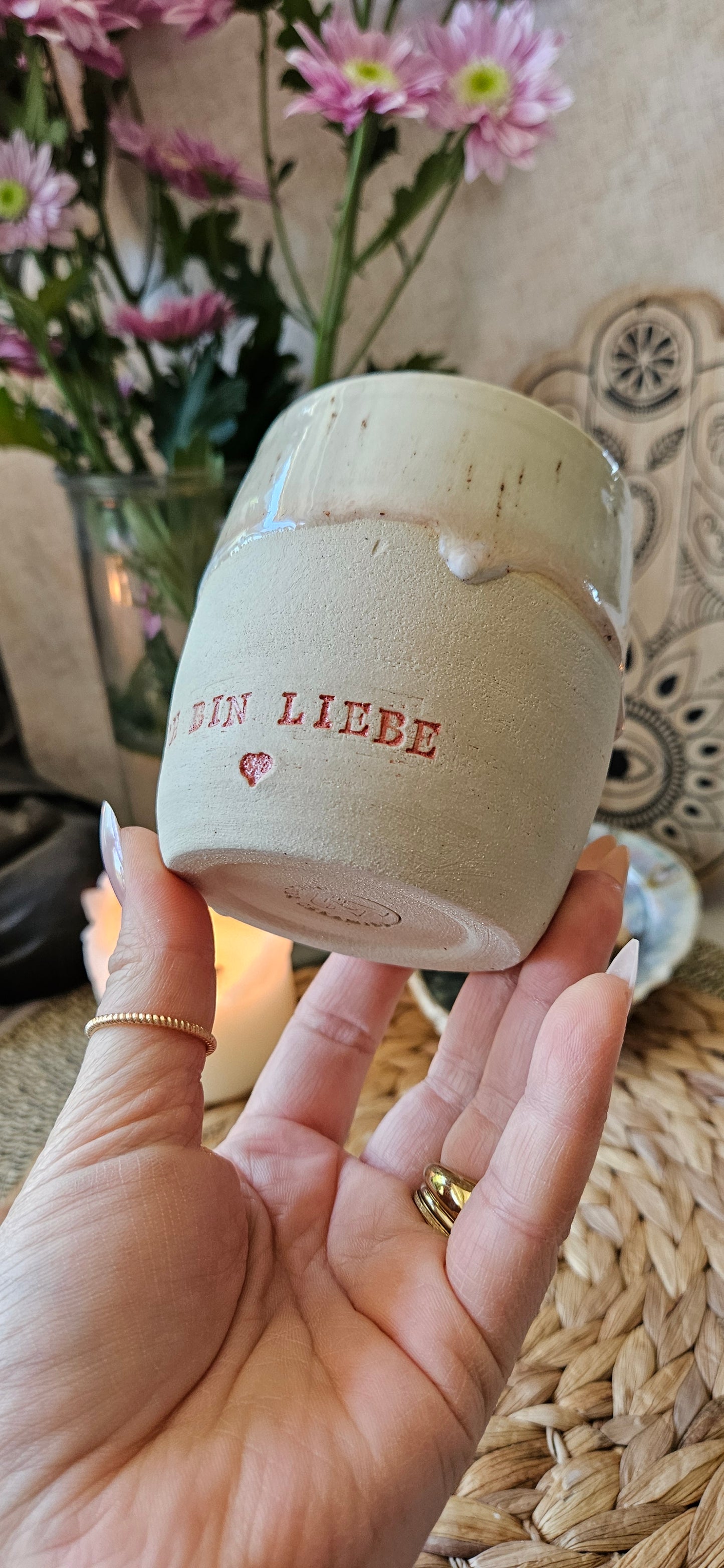 Traumhafte ,,Ich bin Liebe" Becher in Rosè💕🫶