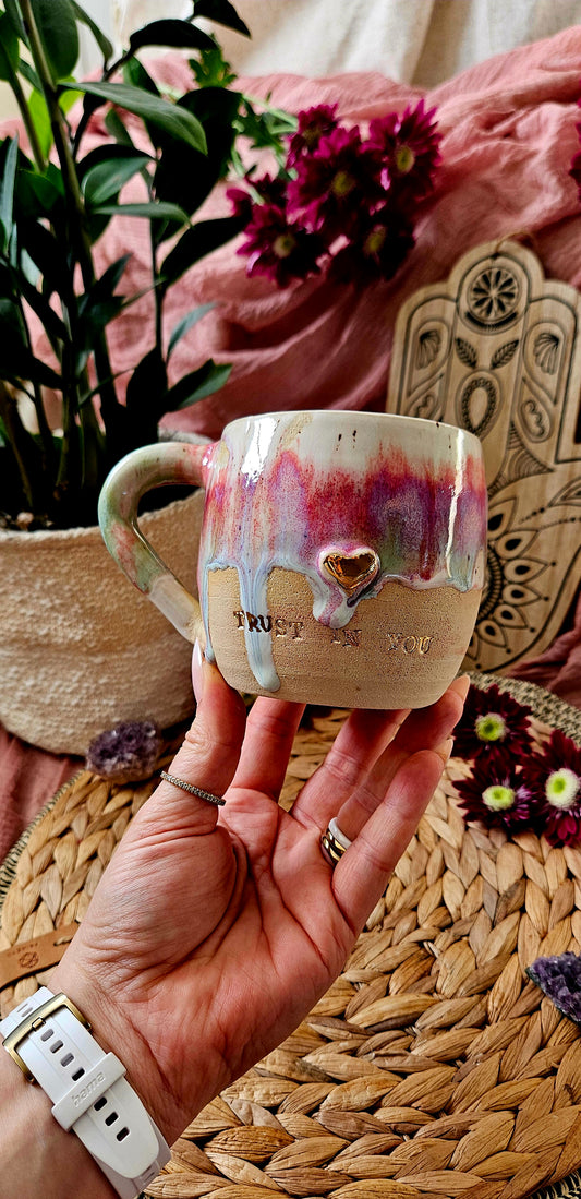 Zauberhafte ,,Trust in you" Tasse🌷🌸 (B-Ware)