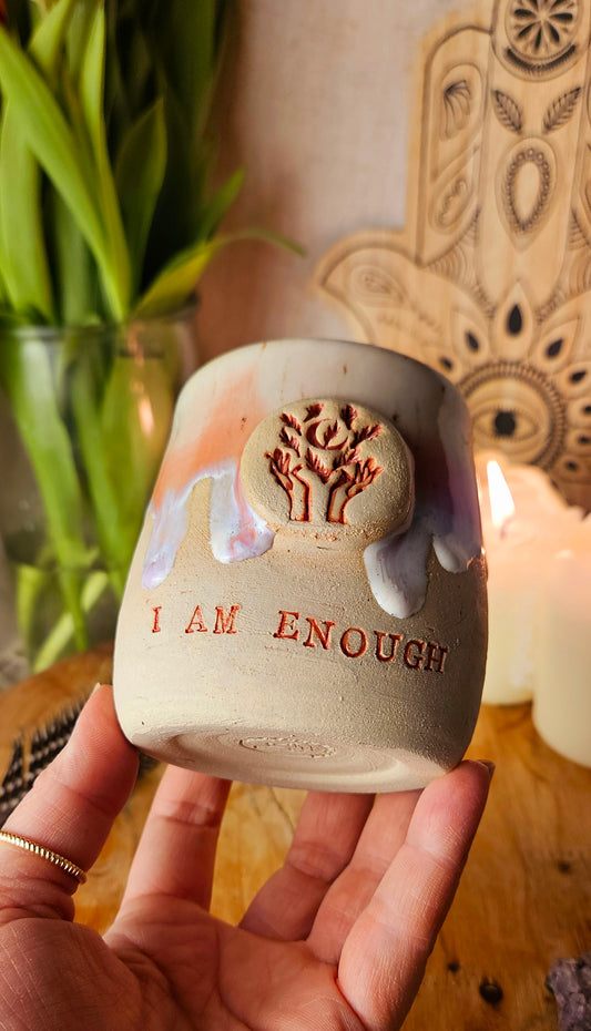 Traumhaft schöner ,,I am Enough" Becher🌷🫶