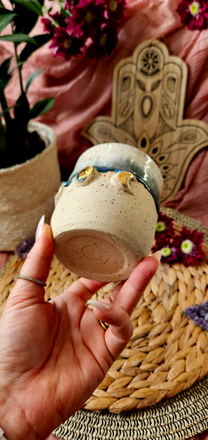 Traumhaft schöner Mondphasen Becher mit Gold🧘‍♀️✨️🫶