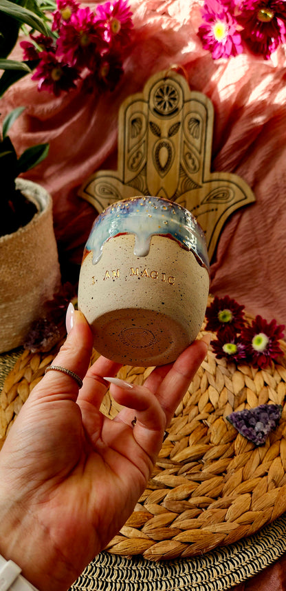 Zauberhafter ,,I am Magic" Becher mit Goldpünktchen✨️🌷