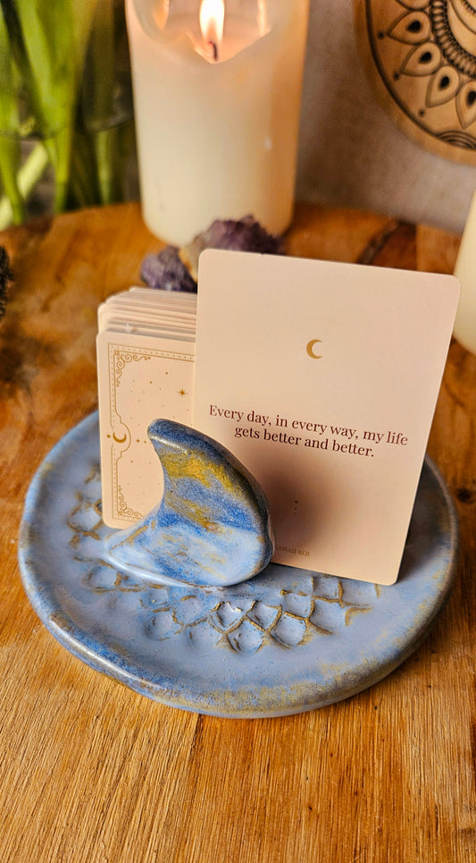 Wunderschöner Kartenhalter in Eisblau💙🌙 B-Ware