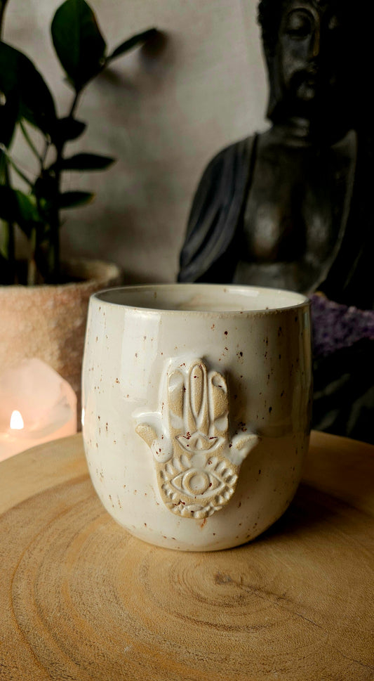 Eleganter ,,Hamsa" Hand Becher🌷