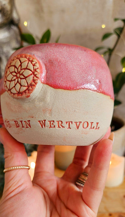 Wunderschöne ,,Ich bin Wertvoll " Tasse💗✨️ B-Ware