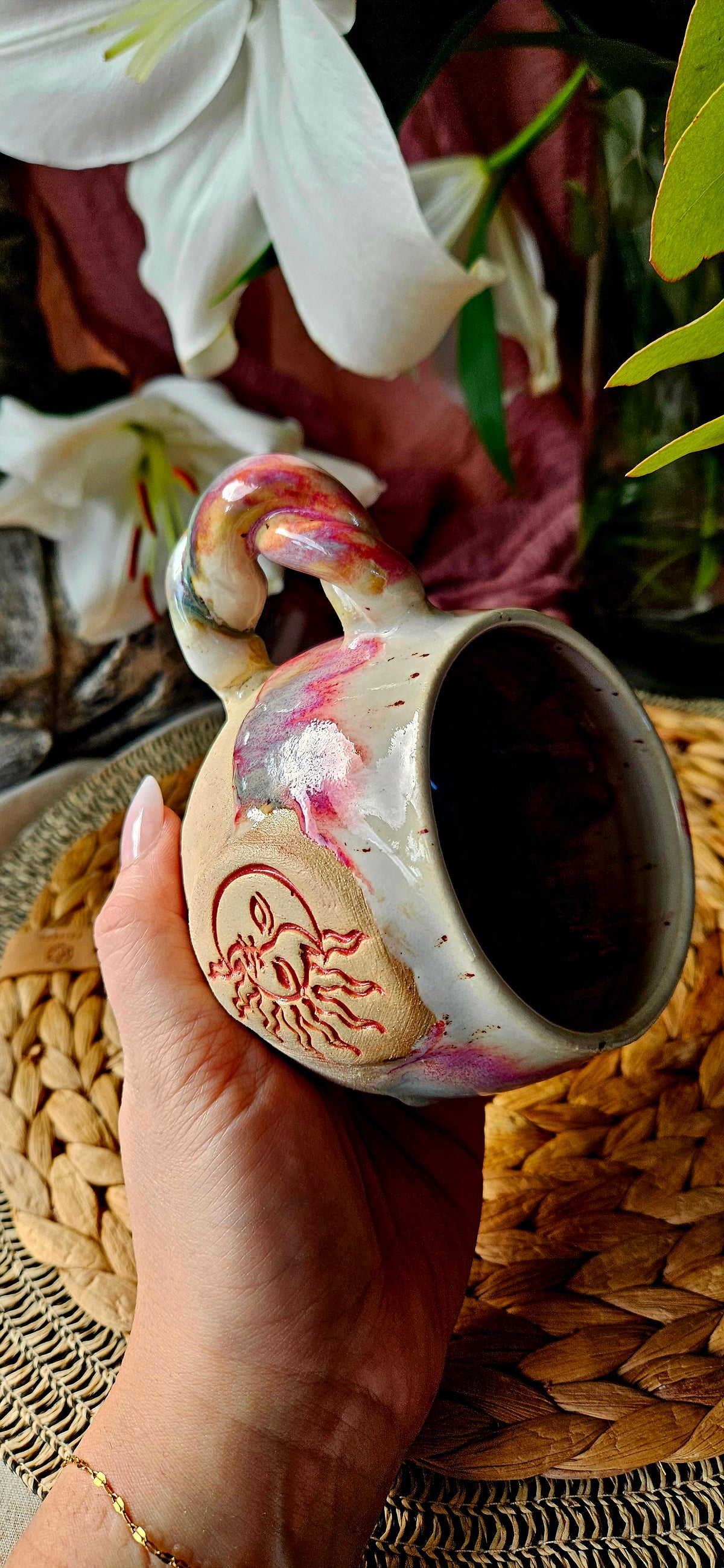 Traumhafte ,,Sonnen" Tasse in atemberaubenden Farben 🧚‍♀️💫🫶