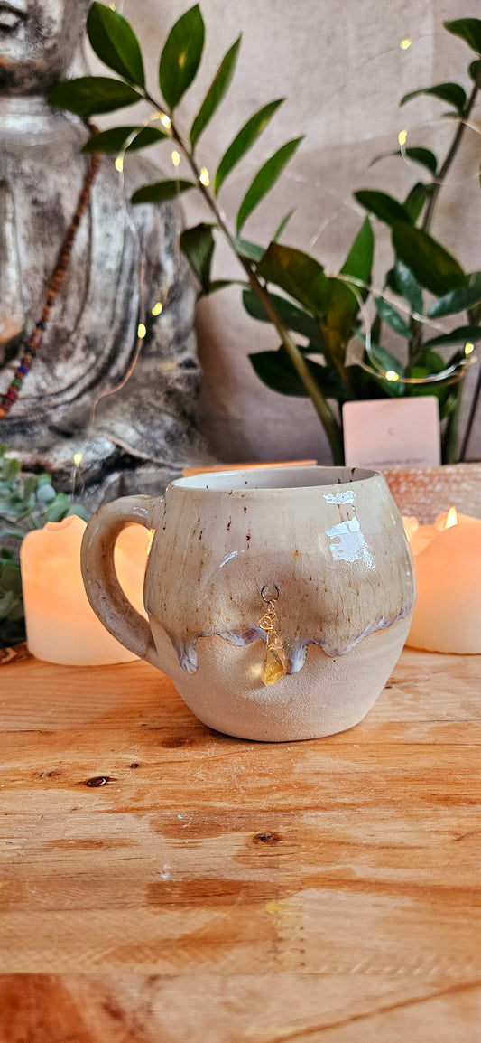 Wunderschöner Kristalltasse in Beige 🫶✨️
