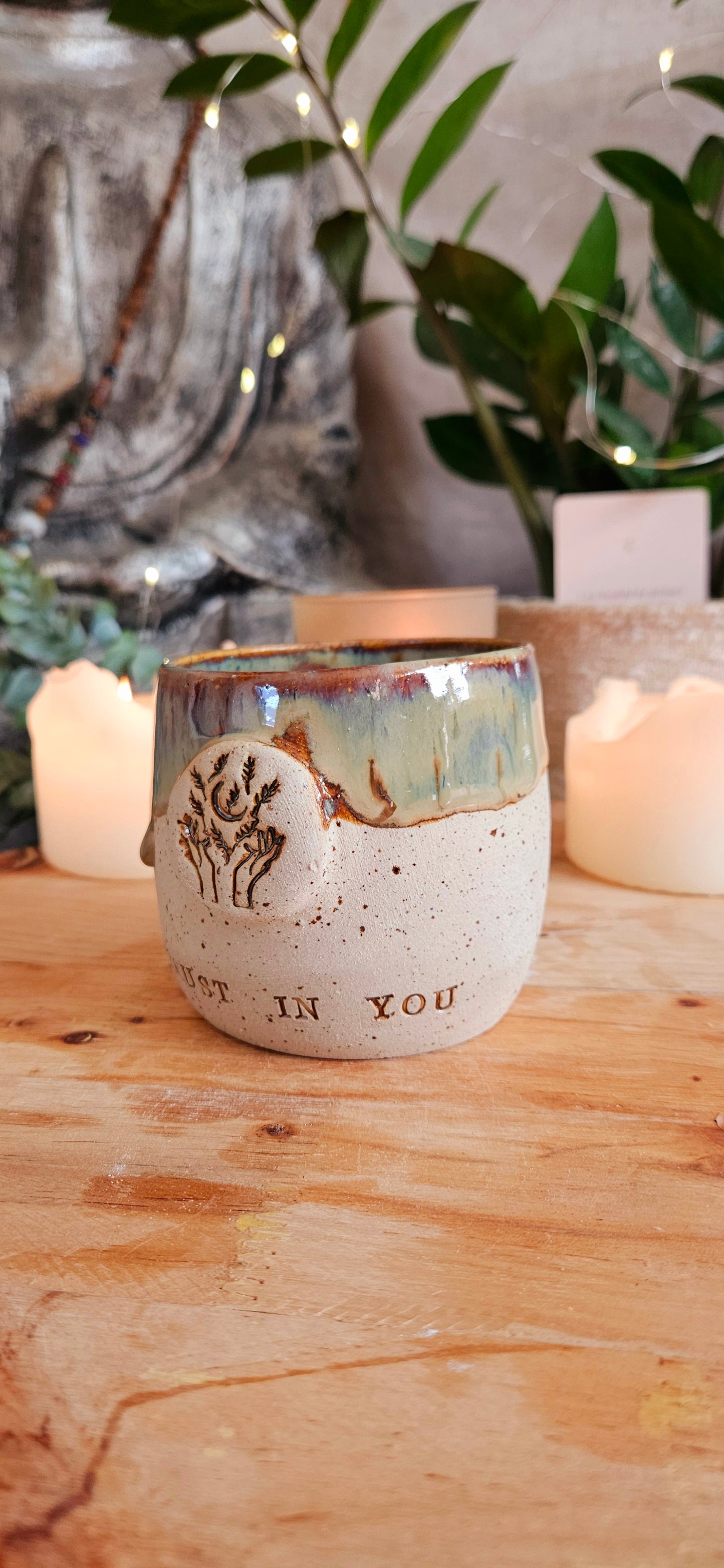 Einzigartiger ,,Trust in you" Becher💚