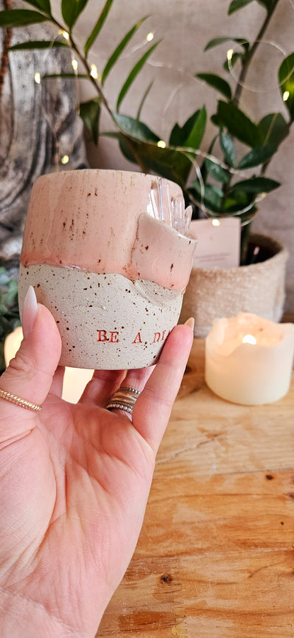 Atemberaubender Kristallbecher in Rosè💗🫶