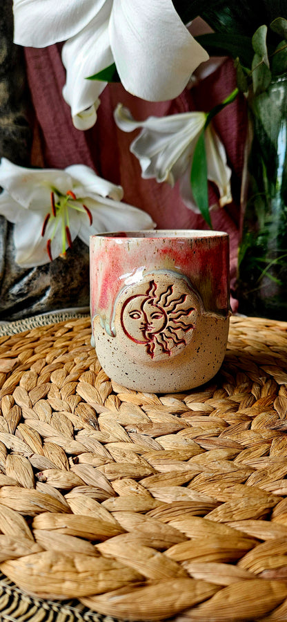 Wunderschöner ,,Sonnen" Becher in zauberhaften Farben 🧚‍♀️🫶