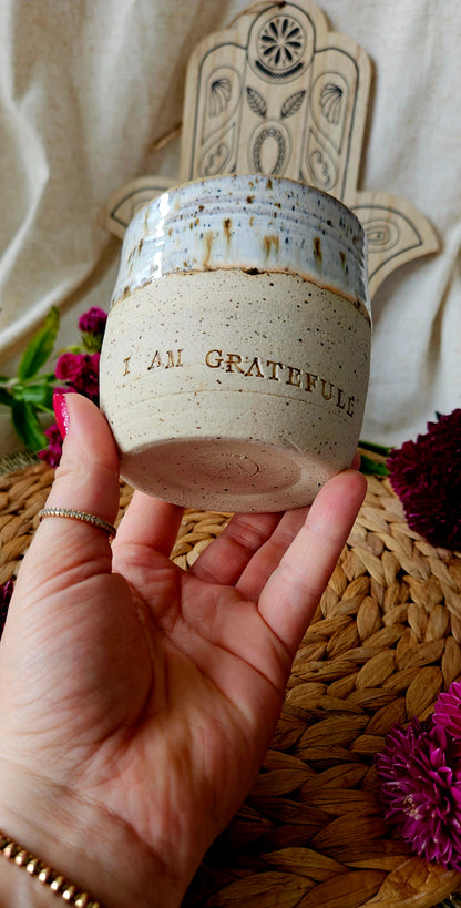 Kraftvoller ,,I am Gratefull" Becher🌷🫶