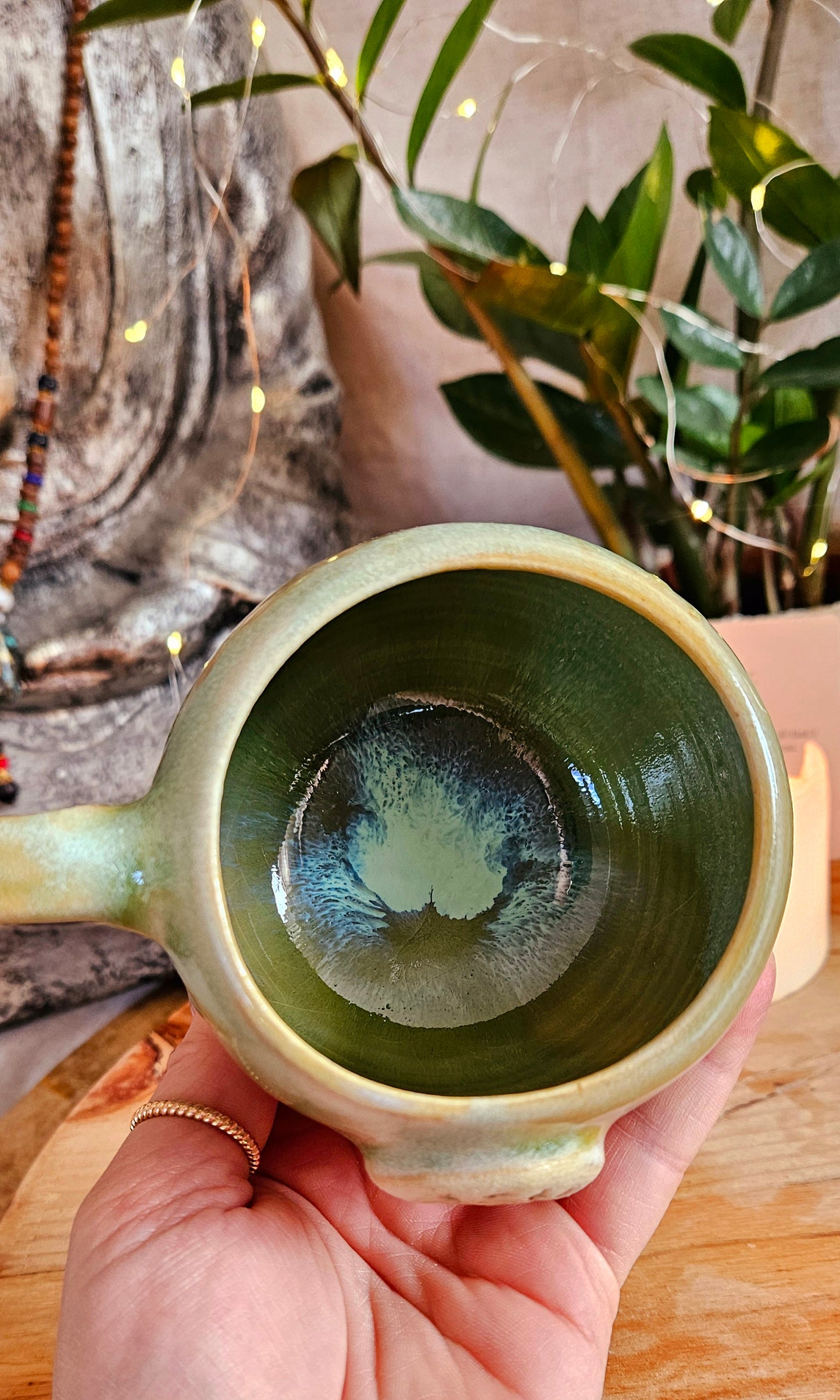 Einzigartige ,,The Universe is on my Side" Tasse 💚