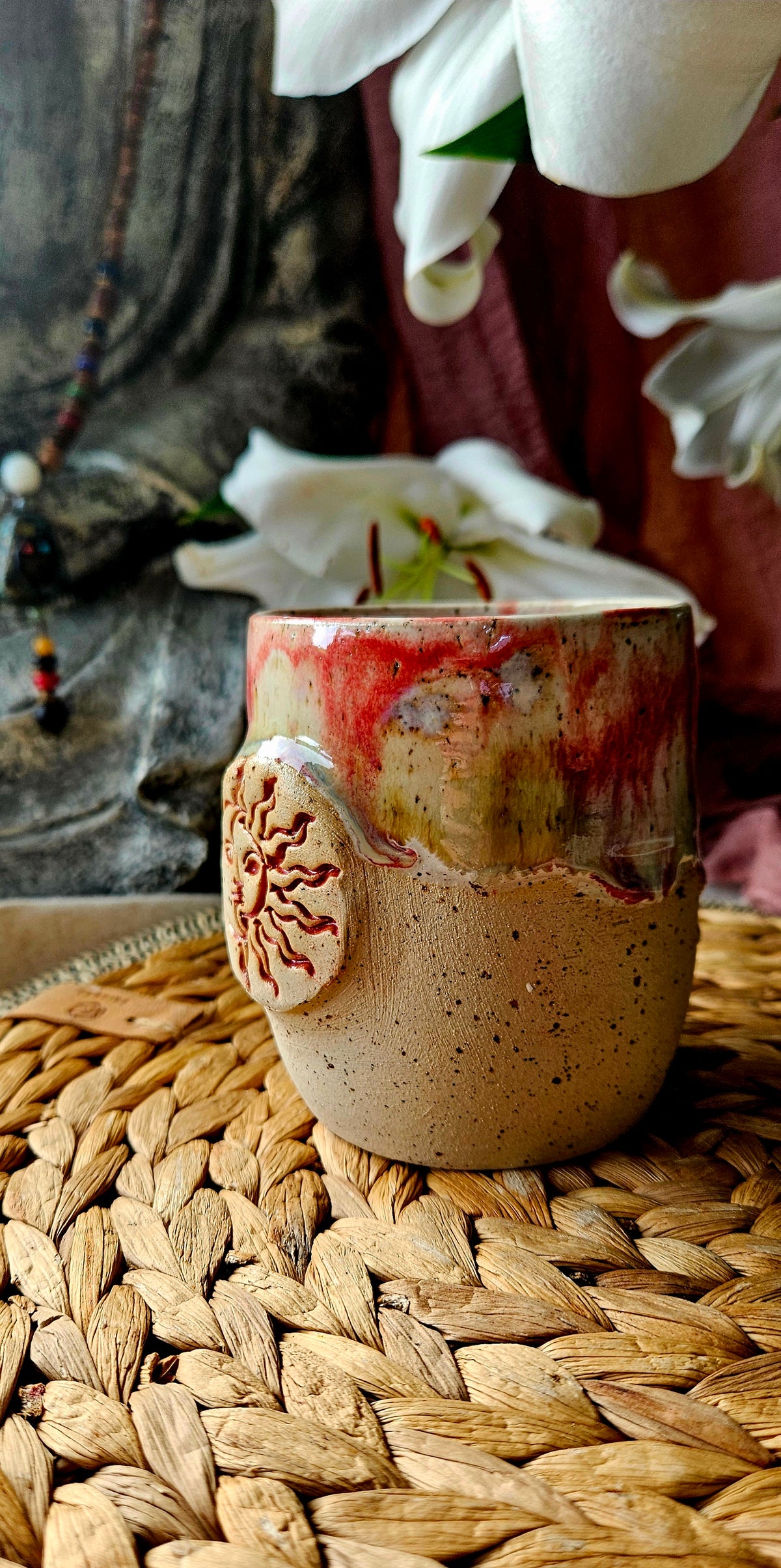 Einzigartiger ,,Sonnen" Becher in wunderschönen Farben🧚‍♀️🌷