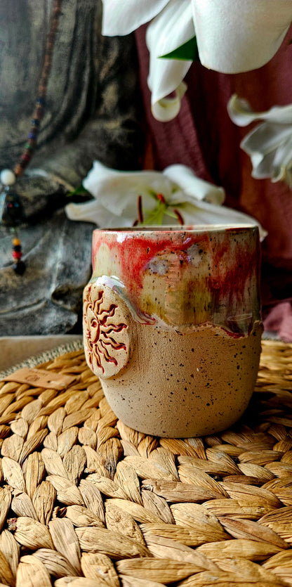 Einzigartiger ,,Sonnen" Becher in wunderschönen Farben🧚‍♀️🌷