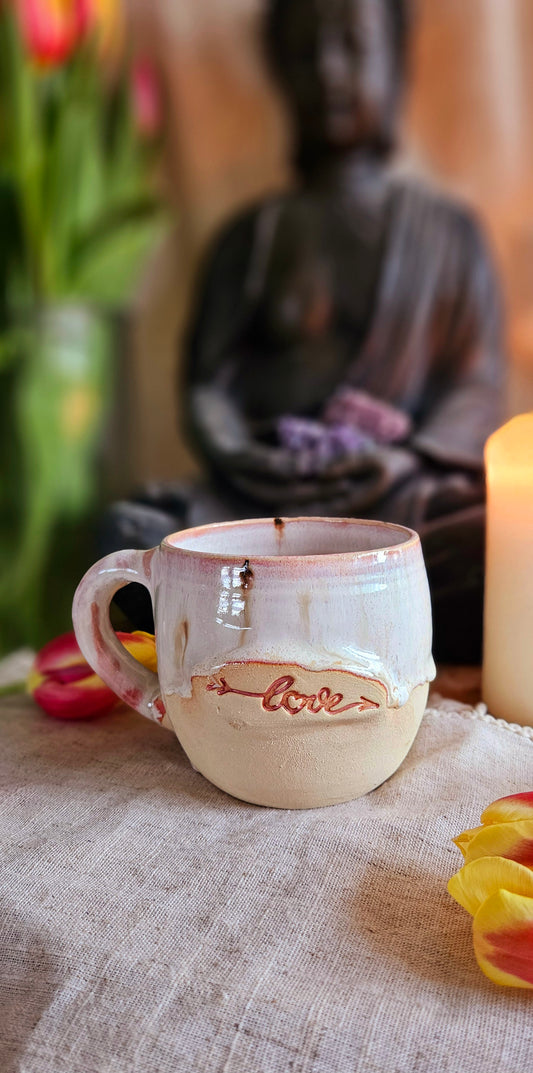 Zarte ,,LOVE" Tasse in Rosè💕🫶🌷