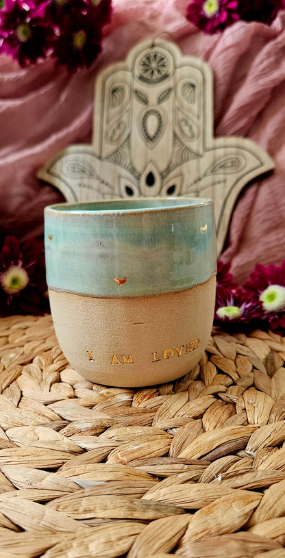 Wunderschöner ,,I am Loved" Becher"✨️🌸🌷