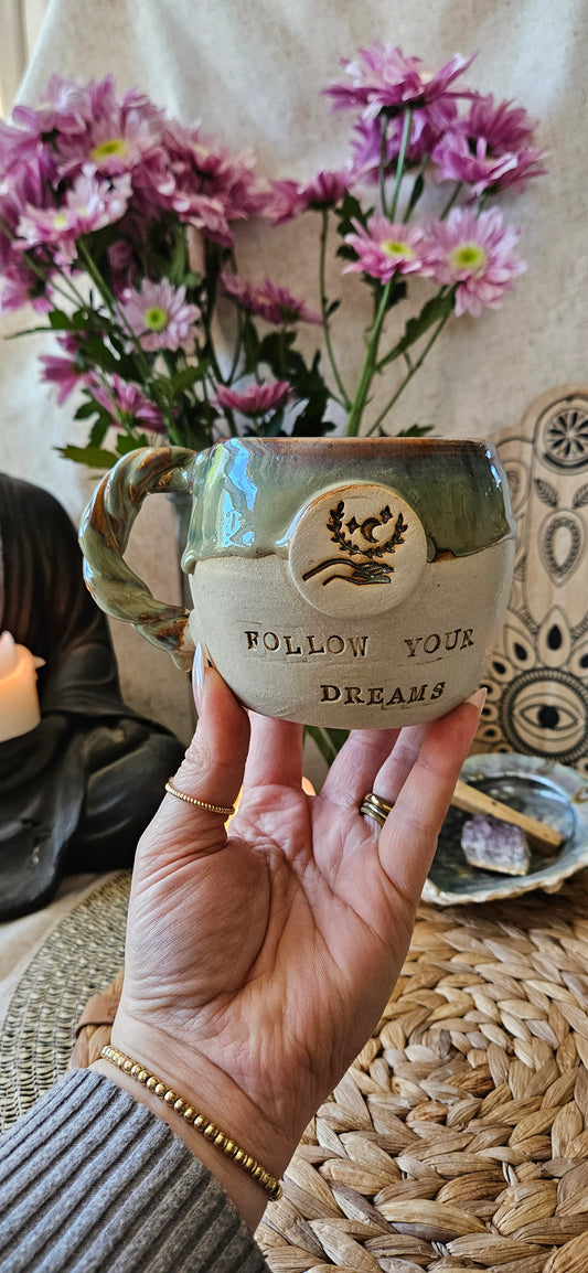 Atemberaubende ,,Follow your Dreams" Tasse🌷🫶✨️