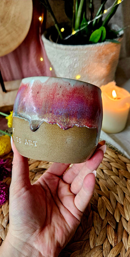 Wunderschöne ,,your Soul is Art" Tasse💫🌷🌺