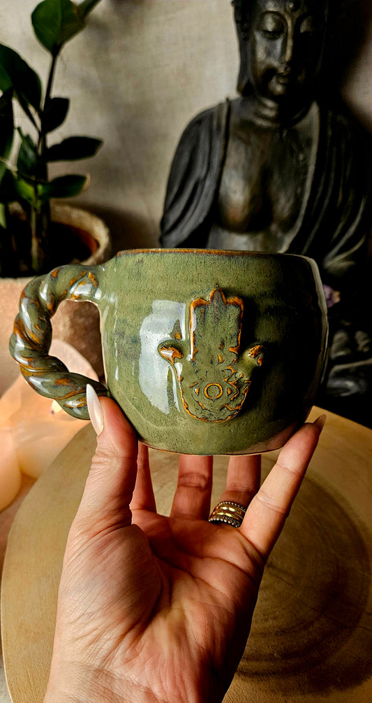 Traumhafte ,,Hamsa" Hand Tasse 🫶