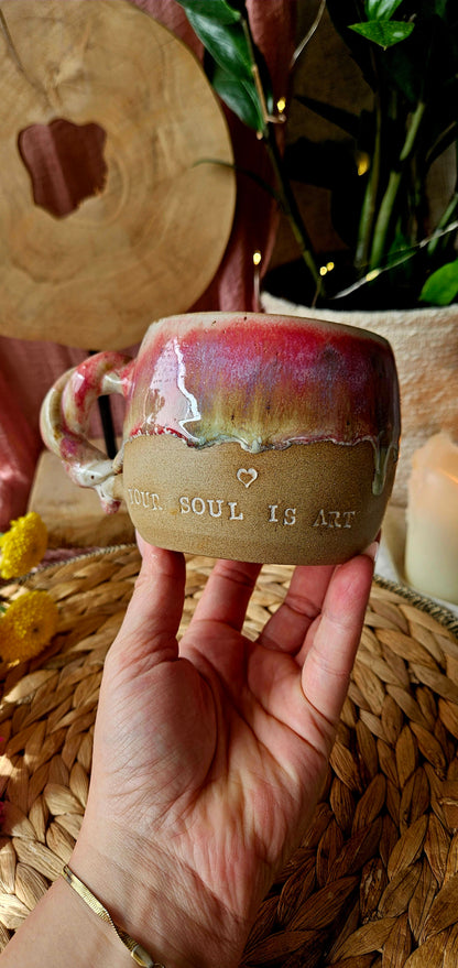 Traumhafte ,,Your Soul is Art" Tasse😚🫶🌺