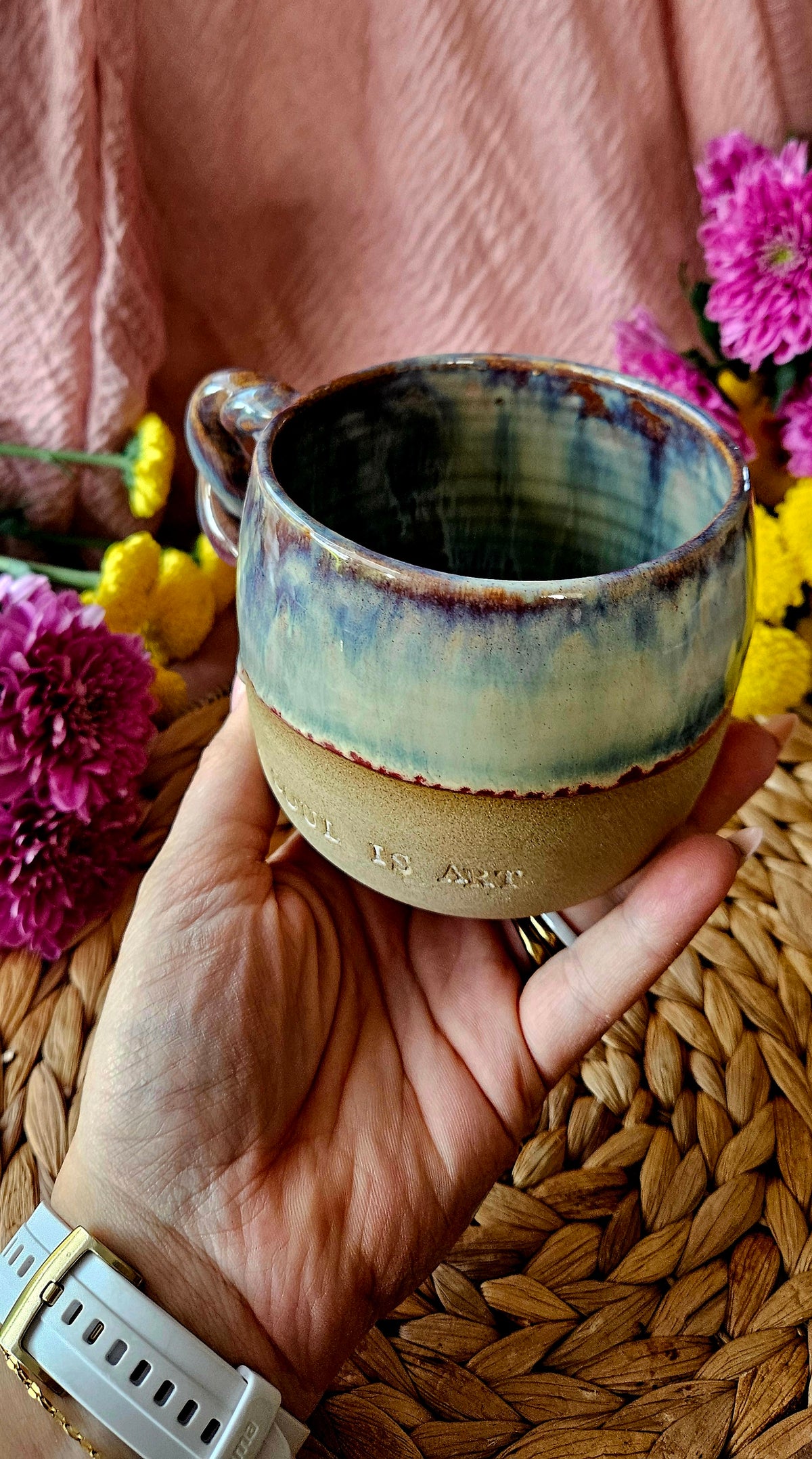 Ausdrucksstarke ,,Your soul is art" Tasse 🫶🧚‍♀️